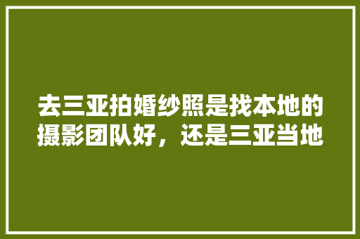 去三亚拍婚纱照是找本地的摄影团队好，还是三亚当地的好「三亚婚纱照旅行」 去三亚拍婚纱照是找本地的摄影团队好，还是三亚当地的好「三亚婚纱照旅行」 旅游指南