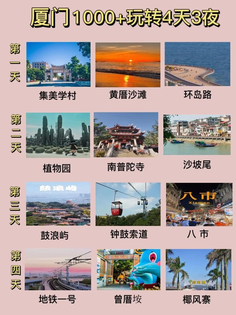 厦门旅游攻略四天三夜「国内旅游攻略8天免费」 家庭生活 厦门旅游攻略四天三夜「国内旅游攻略8天免费」 厦门旅游攻略四天三夜「国内旅游攻略8天免费」 家庭生活